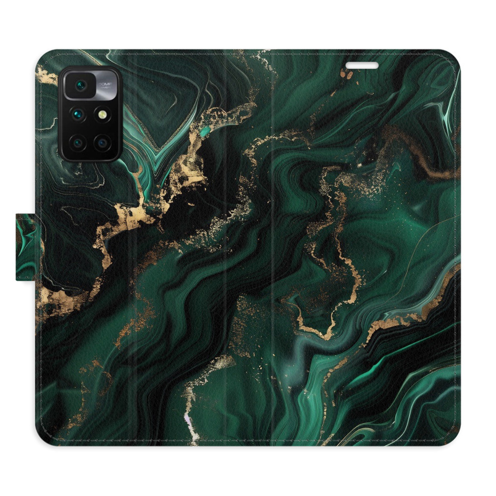 Flipové puzdro iSaprio - Emerald 02 - Xiaomi Redmi 10