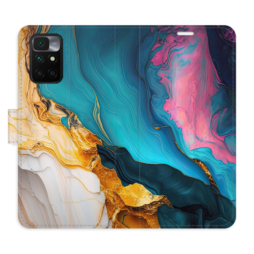 Flipové puzdro iSaprio - Colourful Marble - Xiaomi Redmi 10