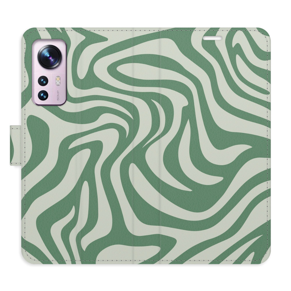 Flipové puzdro iSaprio - Zebra Green 02 - Xiaomi 12 / 12X