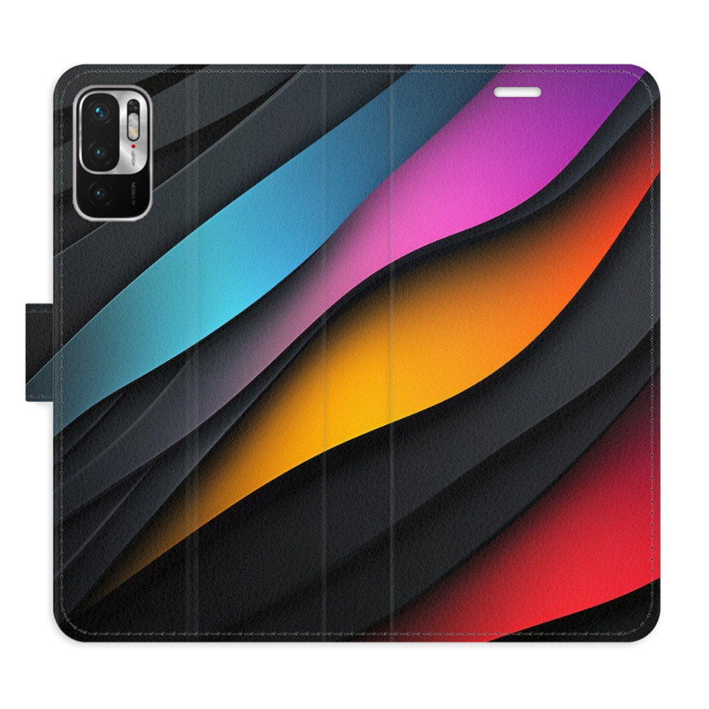 Flipové puzdro iSaprio - Color Waves - Xiaomi Redmi Note 10 5G