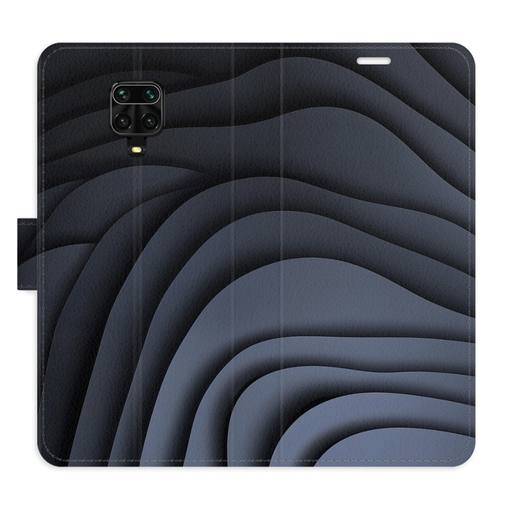 Flipové puzdro iSaprio - Dark Waves - Xiaomi Redmi Note 9 Pro / Note 9S