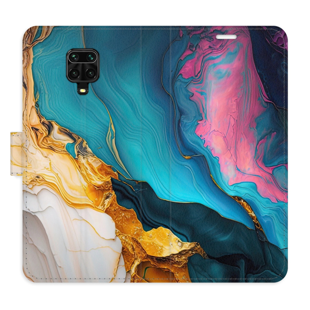 Flipové puzdro iSaprio - Colourful Marble - Xiaomi Redmi Note 9 Pro / Note 9S
