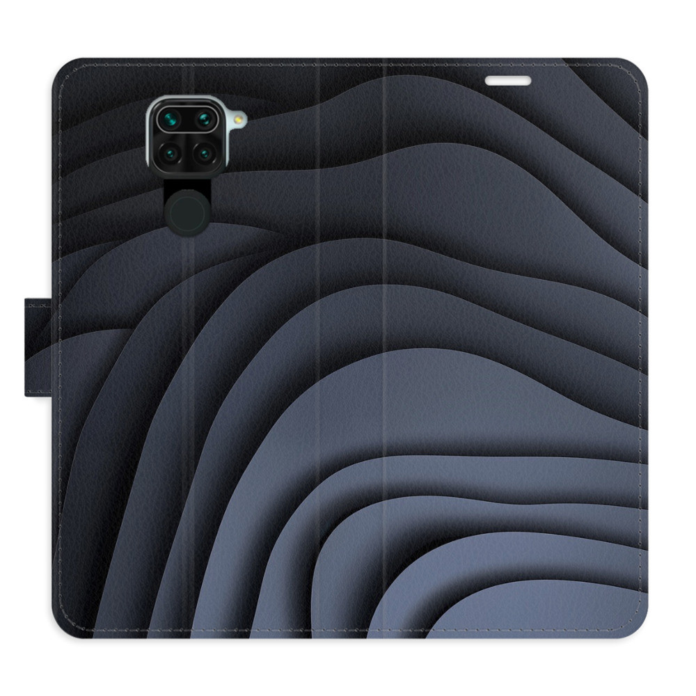 Flipové puzdro iSaprio - Dark Waves - Xiaomi Redmi Note 9