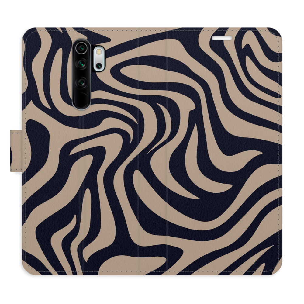 Flipové puzdro iSaprio - Zebra Black 02 - Xiaomi Redmi Note 8 Pro