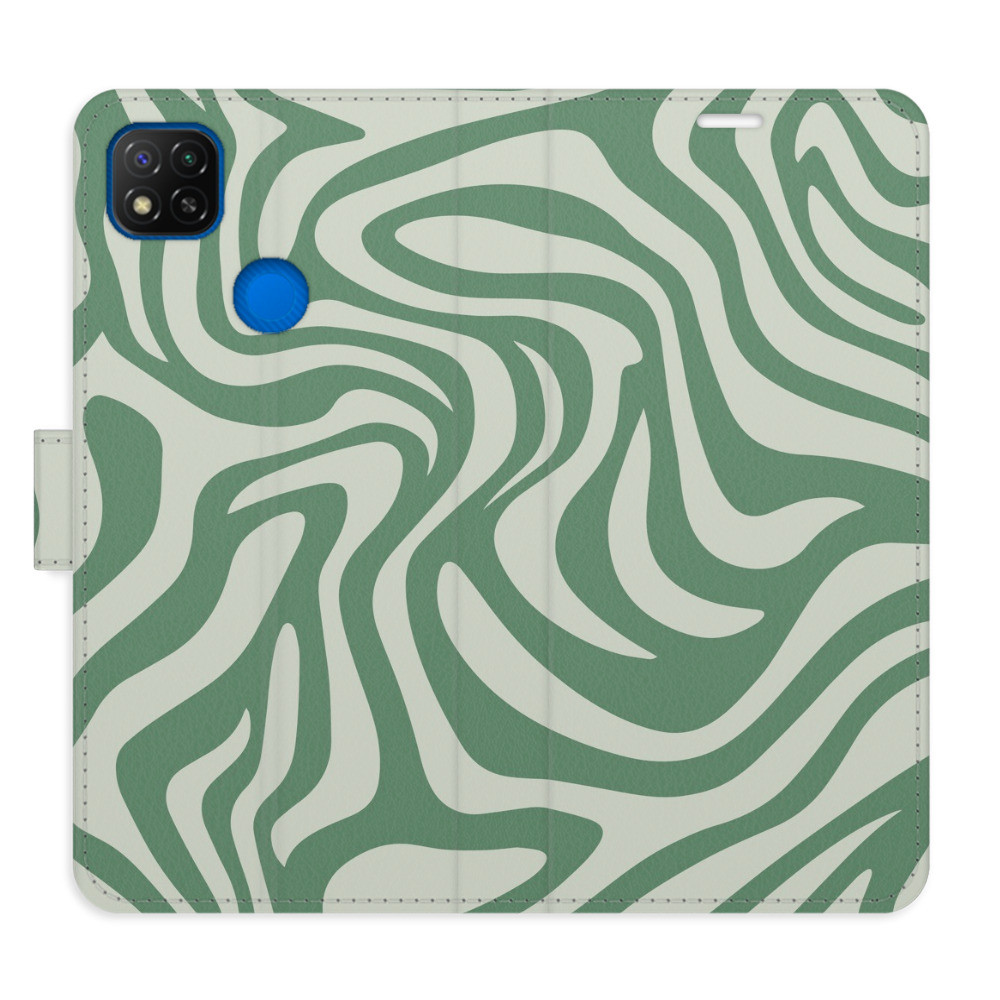 Flipové puzdro iSaprio - Zebra Green 02 - Xiaomi Redmi 9C