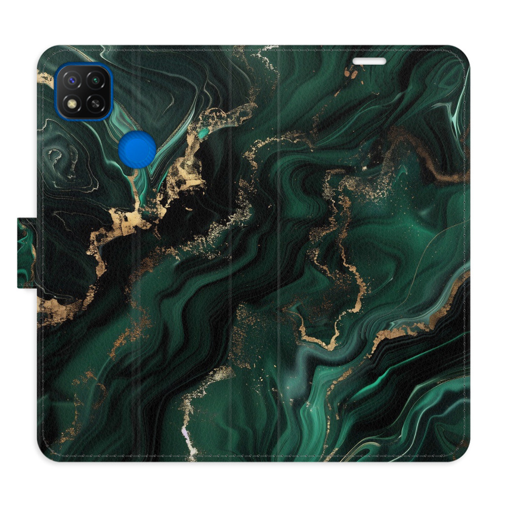Flipové puzdro iSaprio - Emerald 02 - Xiaomi Redmi 9C