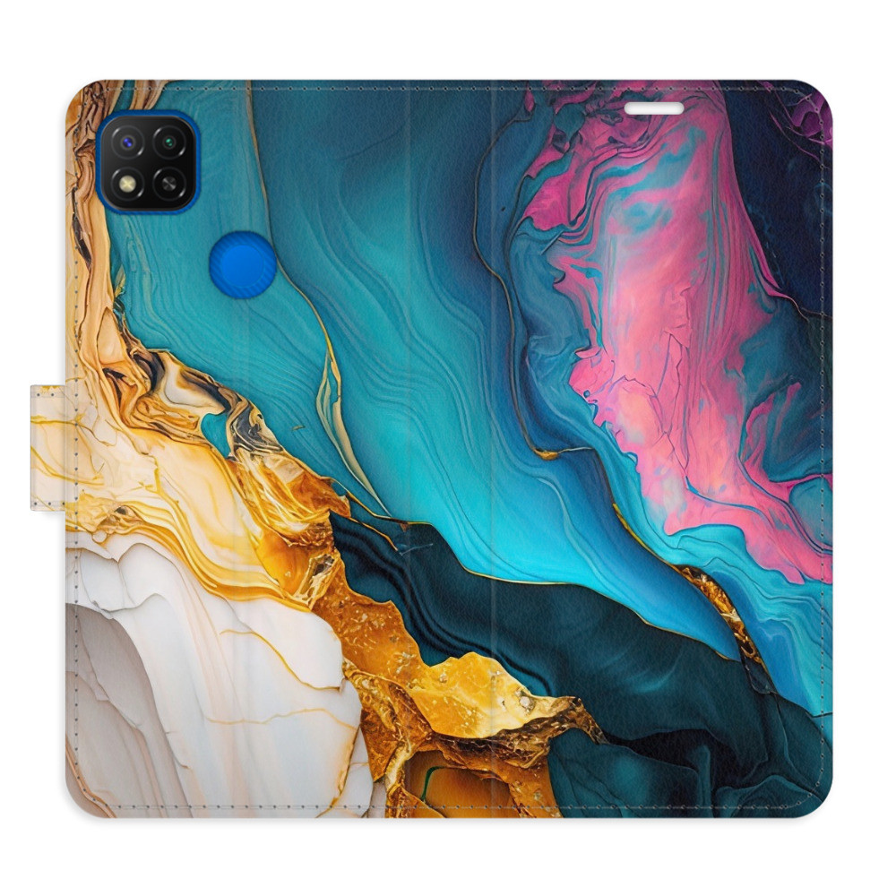 Flipové puzdro iSaprio - Colourful Marble - Xiaomi Redmi 9C