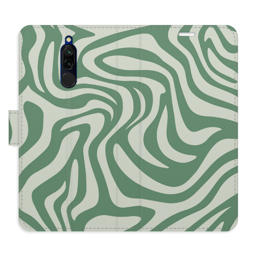Flipové puzdro iSaprio - Zebra Green 02 - Xiaomi Redmi 8