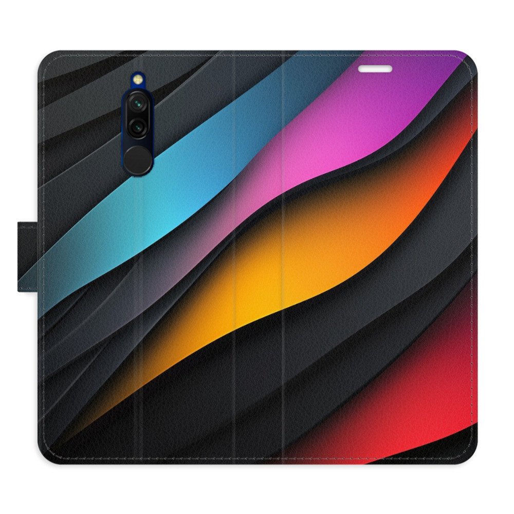 Flipové puzdro iSaprio - Color Waves - Xiaomi Redmi 8