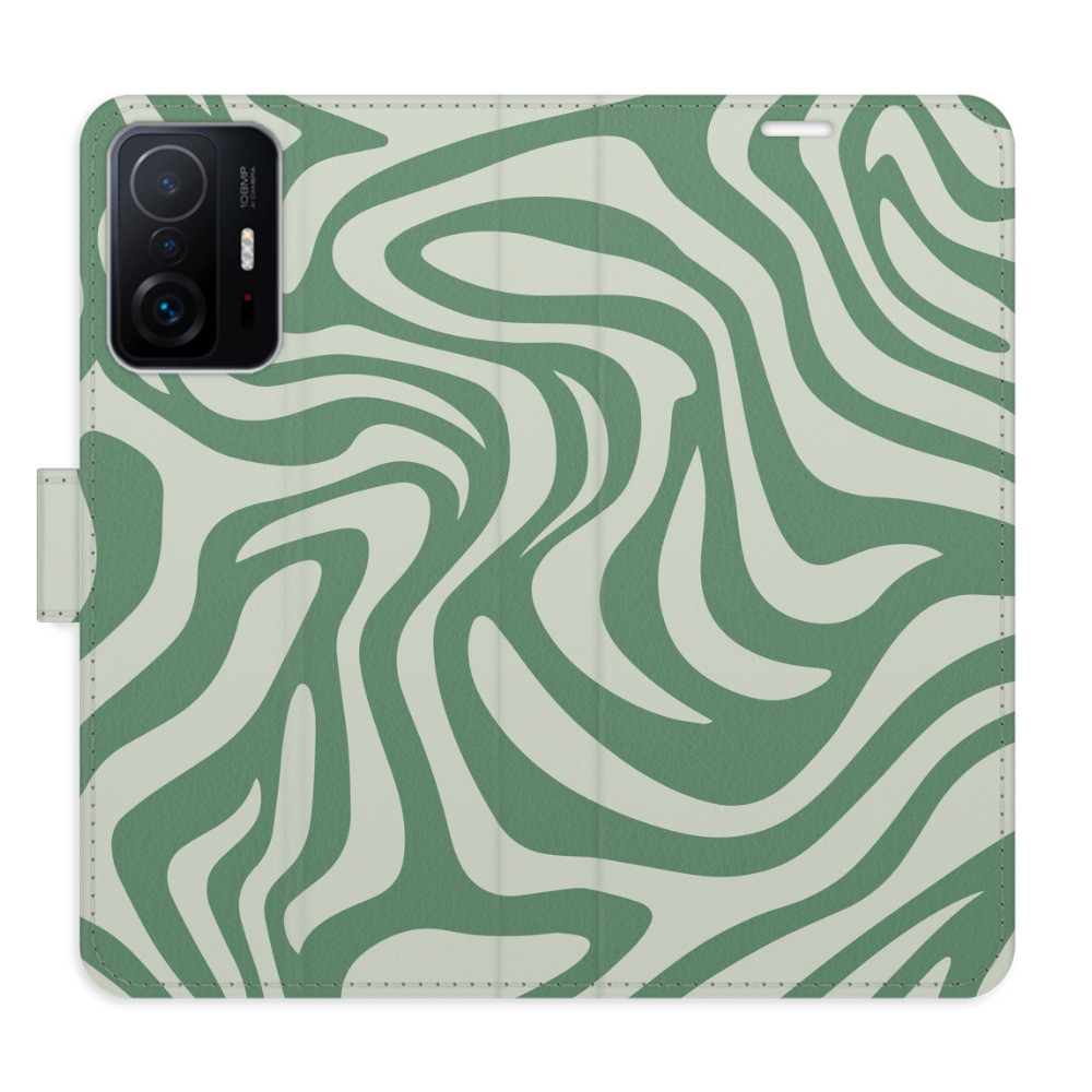 Flipové puzdro iSaprio - Zebra Green 02 - Xiaomi 11T / 11T Pro
