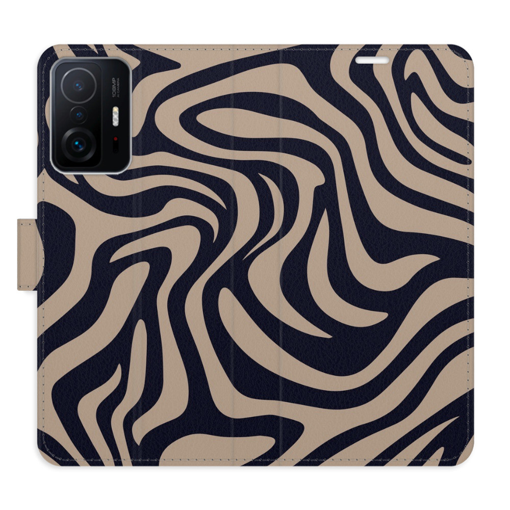 Flipové puzdro iSaprio - Zebra Black 02 - Xiaomi 11T / 11T Pro