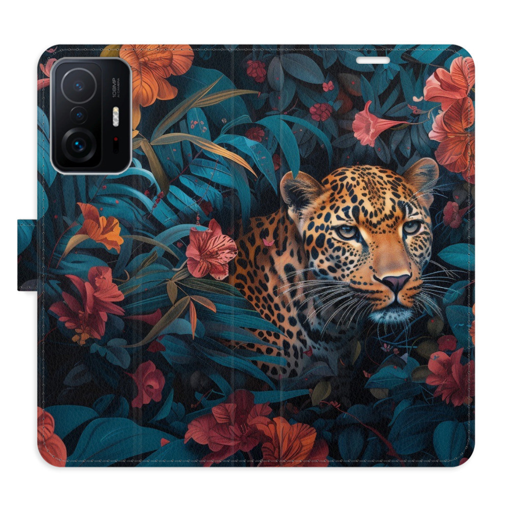 Flipové puzdro iSaprio - Flower Jaguar 02 - Xiaomi 11T / 11T Pro