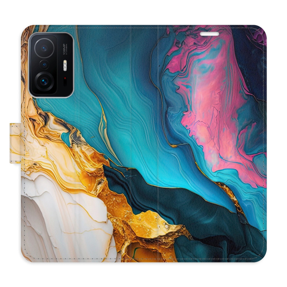 Flipové puzdro iSaprio - Colourful Marble - Xiaomi 11T / 11T Pro