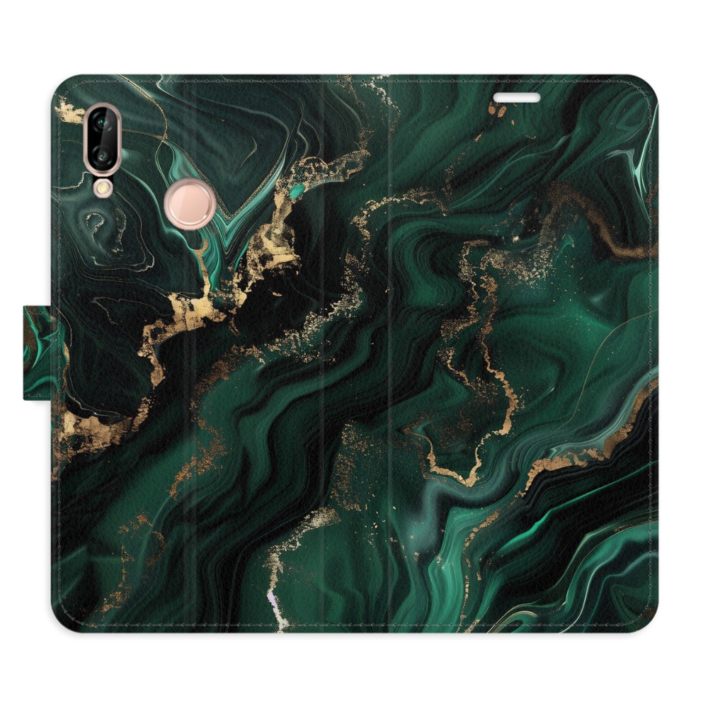 Flipové puzdro iSaprio - Emerald 02 - Huawei P20 Lite