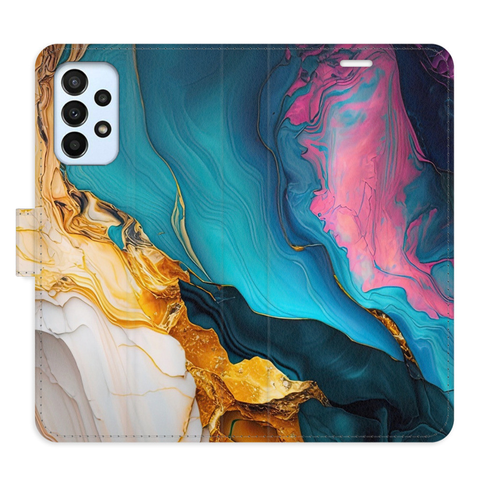 Flipové puzdro iSaprio - Colourful Marble - Samsung Galaxy A23 / A23 5G