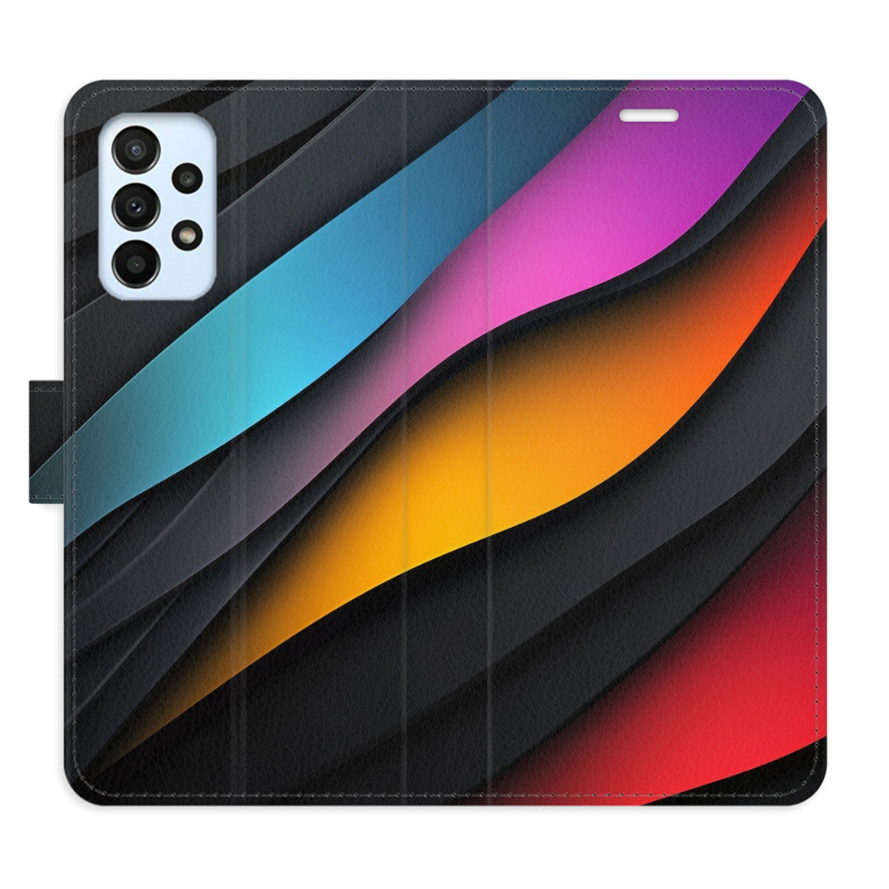 Flipové puzdro iSaprio - Color Waves - Samsung Galaxy A23 / A23 5G