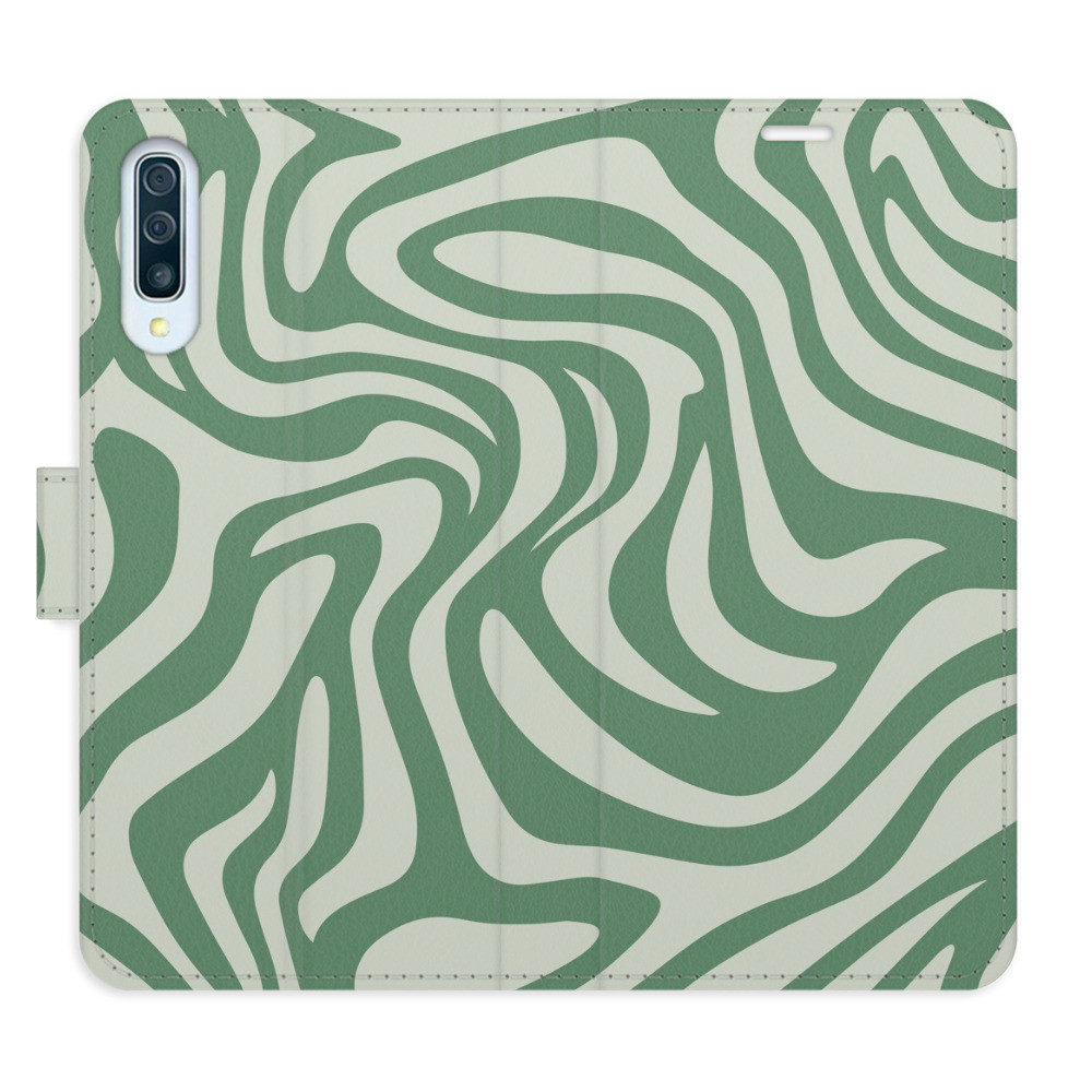Flipové puzdro iSaprio - Zebra Green 02 - Samsung Galaxy A50