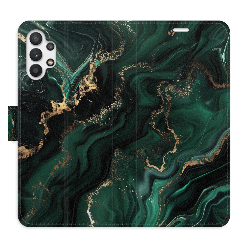 Flipové puzdro iSaprio - Emerald 02 - Samsung Galaxy A32 5G