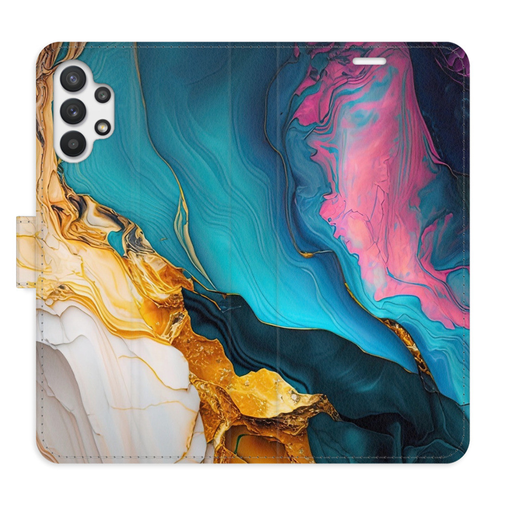 Flipové puzdro iSaprio - Colourful Marble - Samsung Galaxy A32 5G