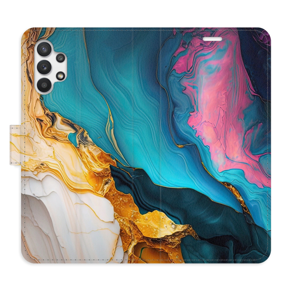 Flipové puzdro iSaprio - Colourful Marble - Samsung Galaxy A32