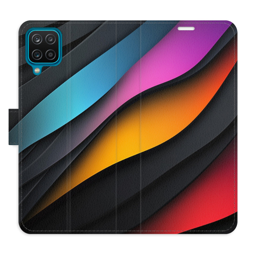 Flipové puzdro iSaprio - Color Waves - Samsung Galaxy A12