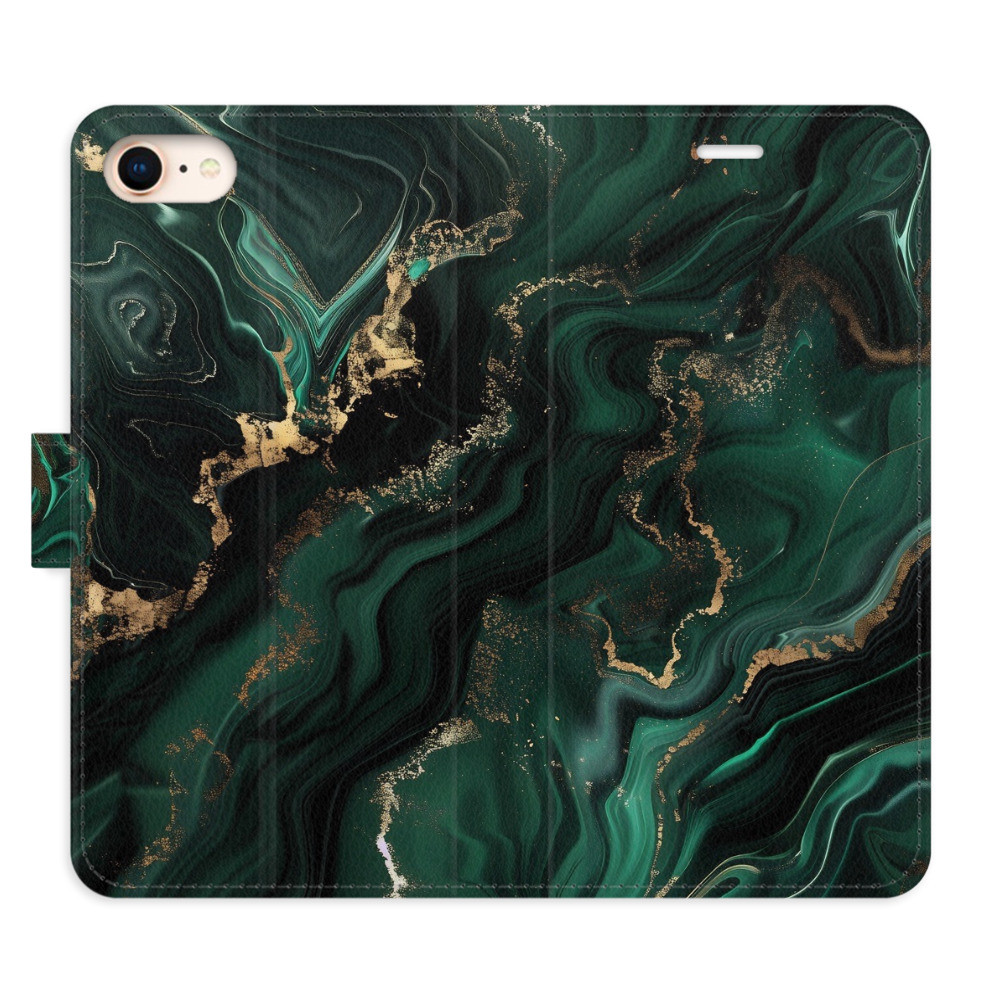 Flipové puzdro iSaprio - Emerald 02 - iPhone 7/8/SE 2020