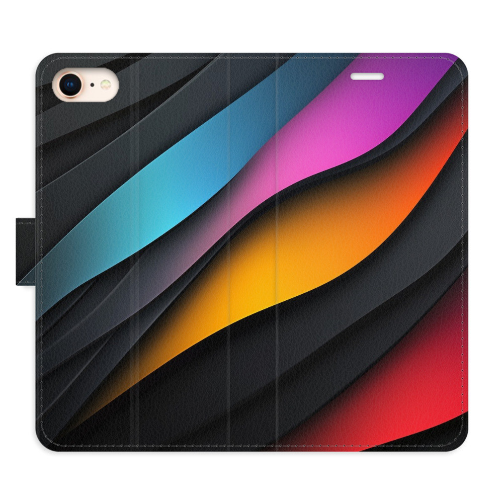Flipové puzdro iSaprio - Color Waves - iPhone 7/8/SE 2020