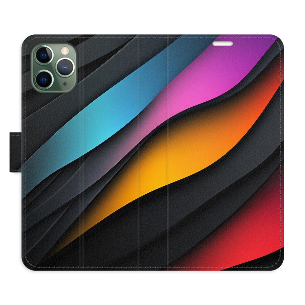 Flipové puzdro iSaprio - Color Waves - iPhone 11 Pro