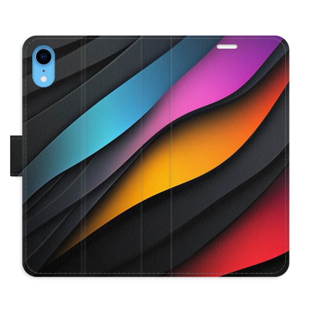 Flipové puzdro iSaprio - Color Waves - iPhone XR