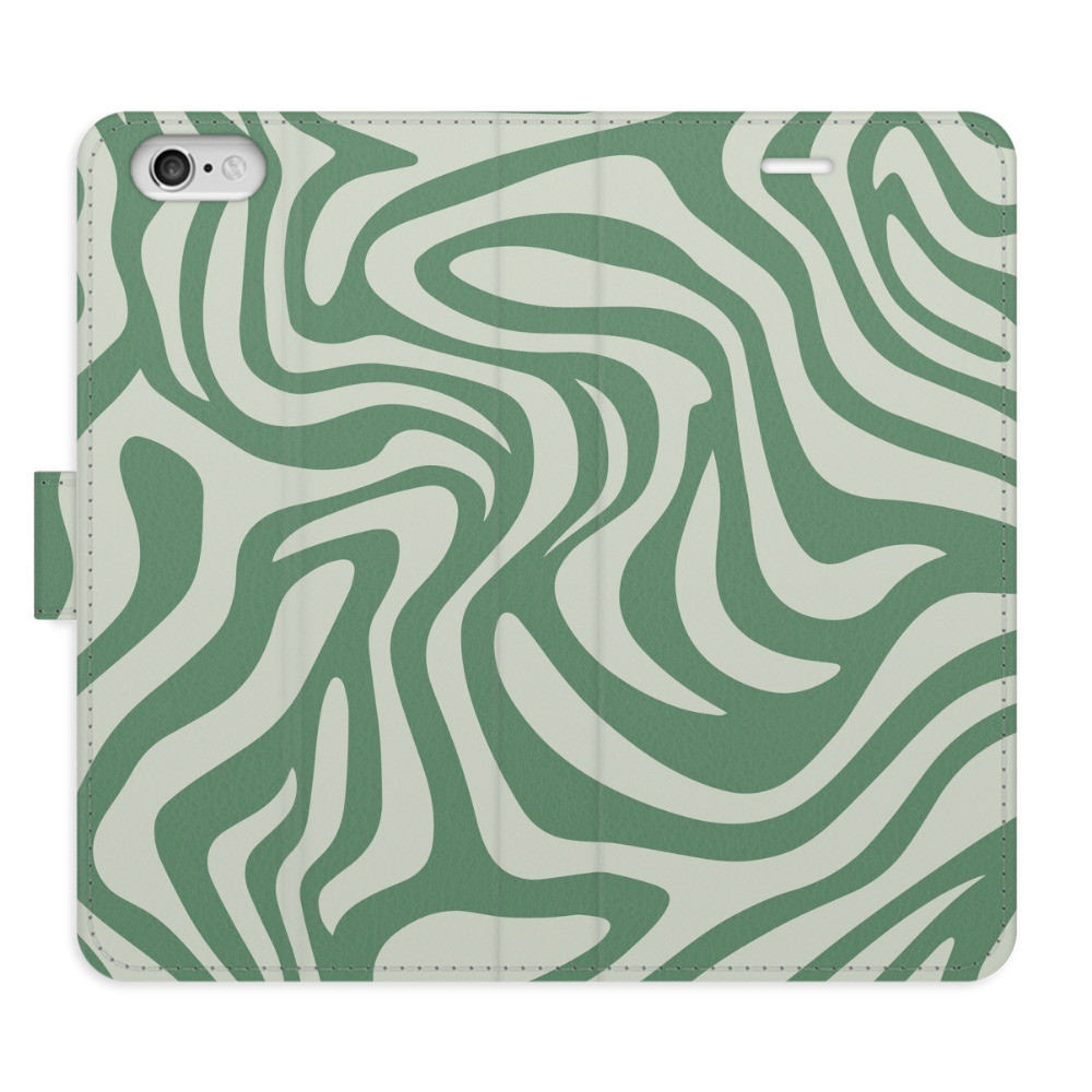 Flipové puzdro iSaprio - Zebra Green 02 - iPhone 6/6S
