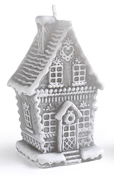 Velká vánoční svíčka ARCHO L šedá