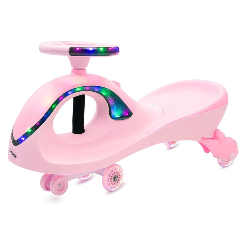 BABY MIX - Gravitačné odrážadlo pre deti s LED G-Force ružové