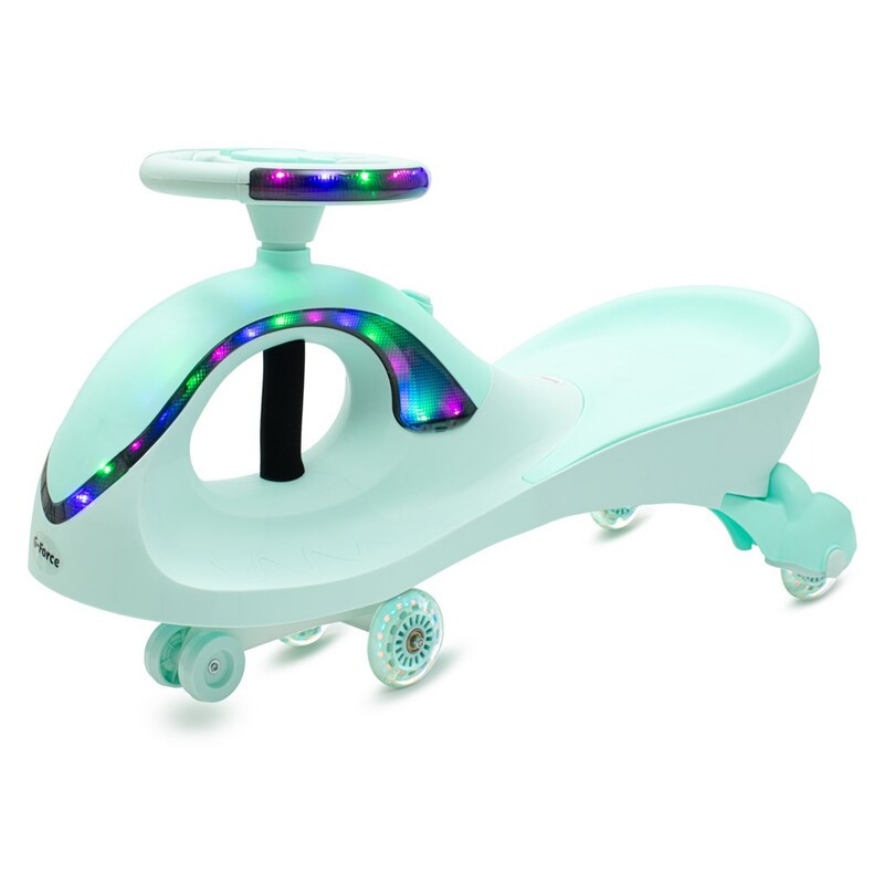 BABY MIX - Gravitačné odrážadlo pre deti s LED G-Force zelené