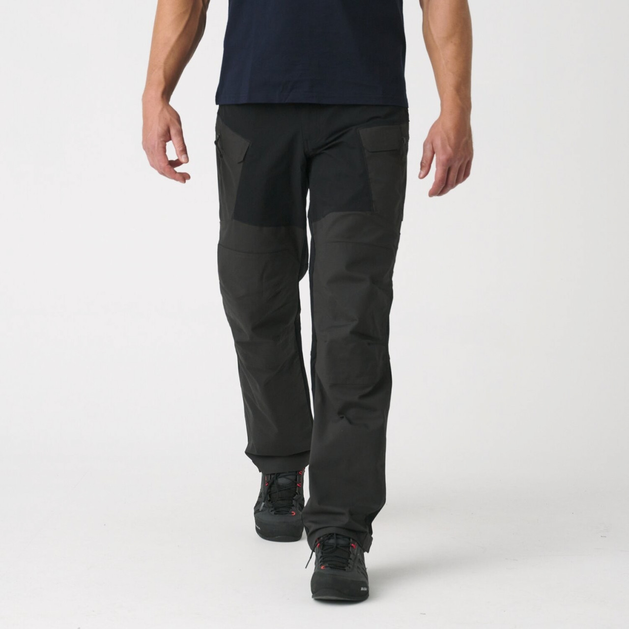 Nohavice Helikon Hybrid Outback Pants Duracanvas - tmavo sivé-čierne, M