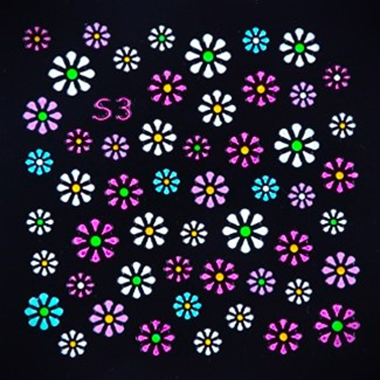 Samolepky na nechty NEON - S03