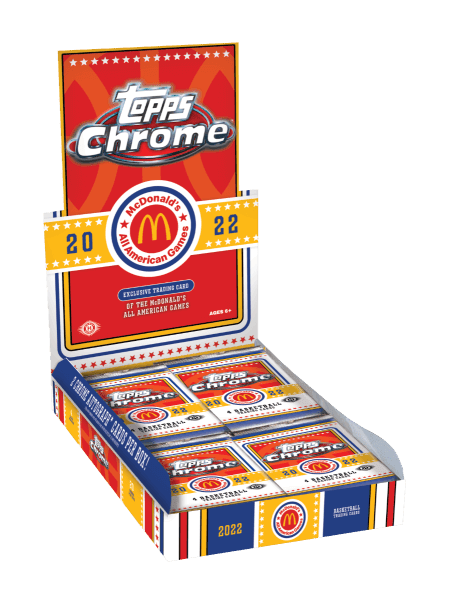 Topps 2022 NBA karty Topps Chrome McDonald's All American Basketball Hobby Box