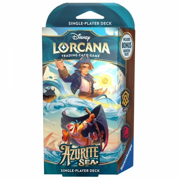 Ravensburger Disney Lorcana TCG: Azurite Sea - Starter Deck - Amber a Ruby