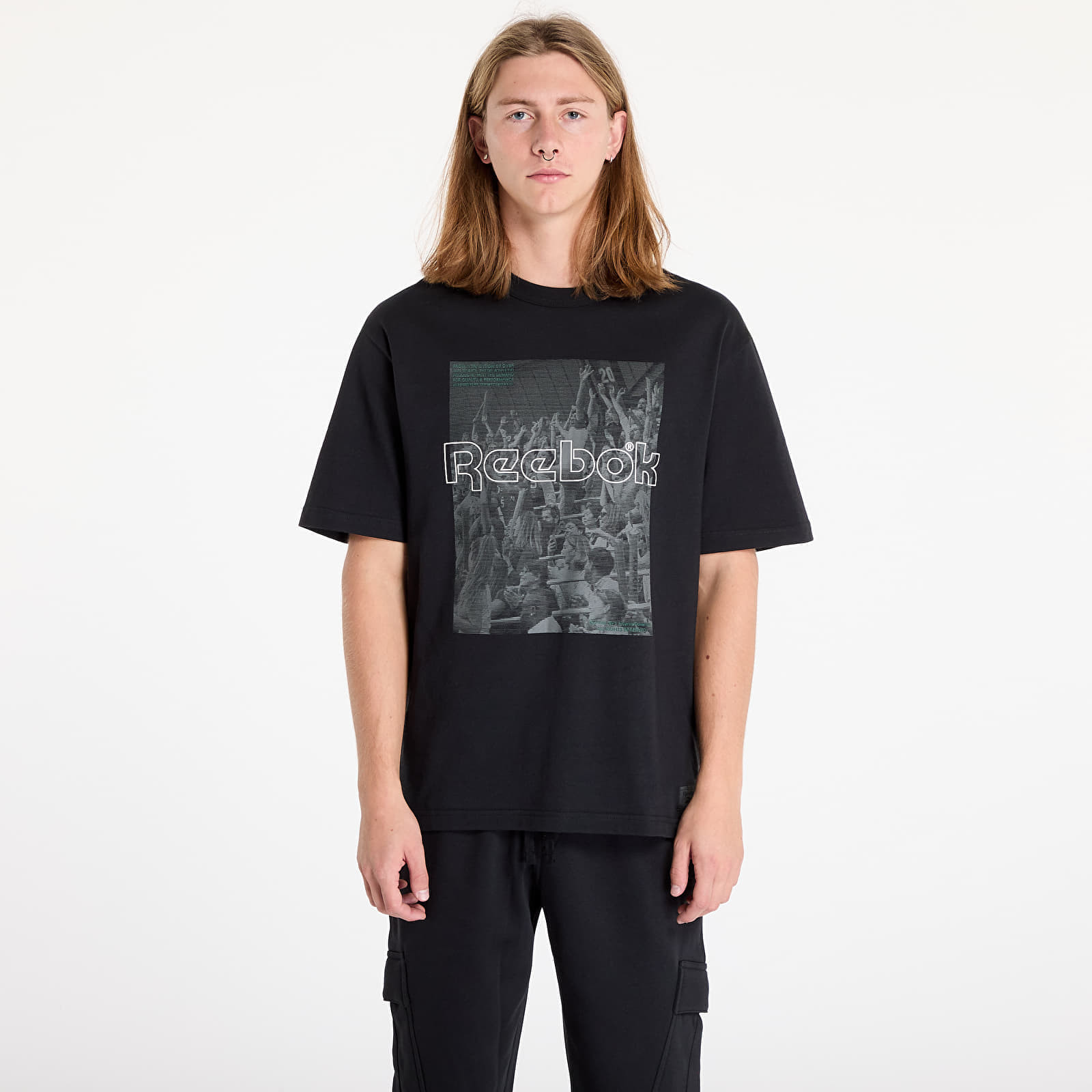 Tričko Reebok Classics Team Tradition Short Sleeve Tee UNISEX Black M