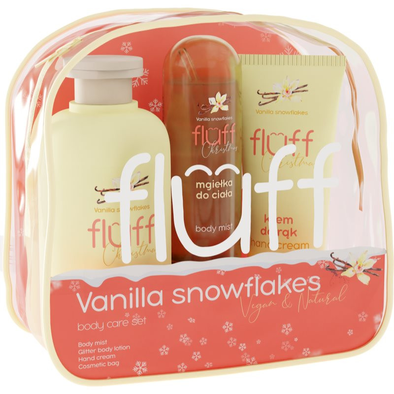 Fluff Vanilla Snowflakes darčeková sada (na telo)