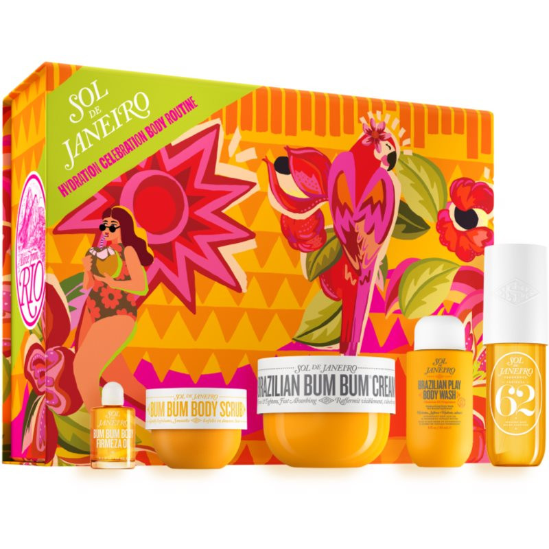 Sol de Janeiro Hydration Celebration Body Routine darčeková sada (pre výživu a hydratáciu) pre ženy