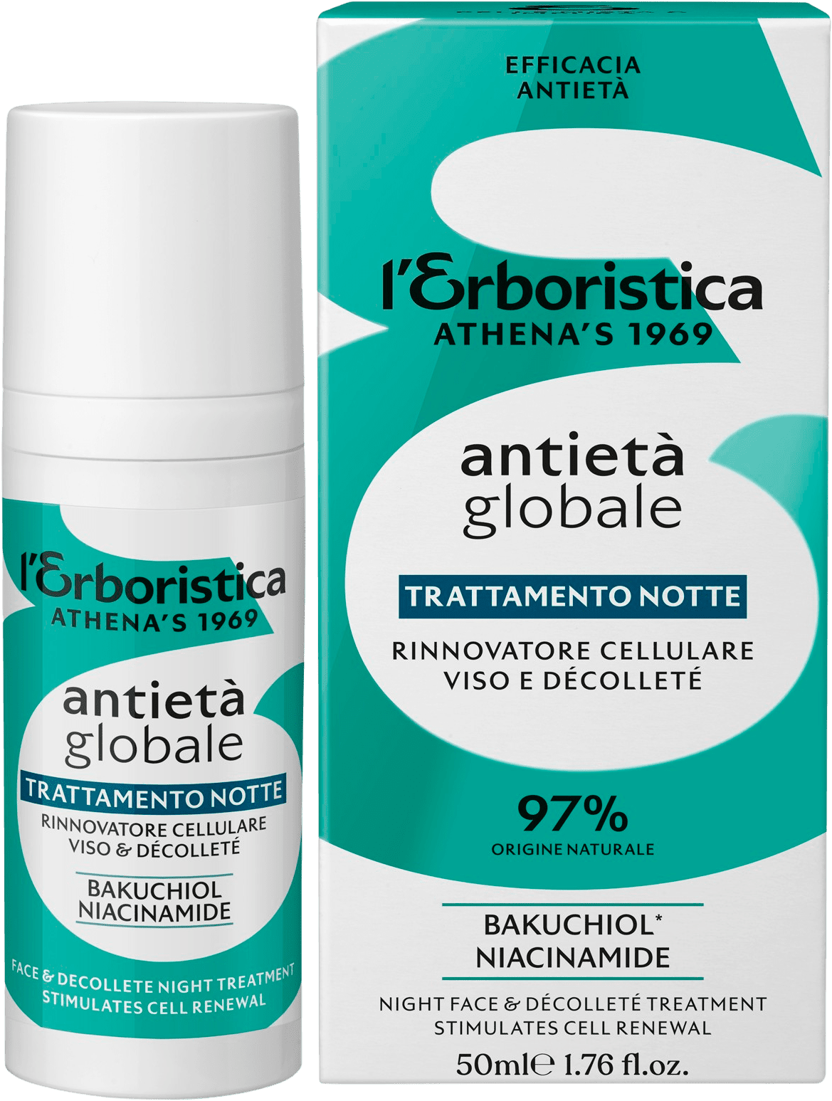 ERBORISTICA Global Anti-Age Nočný pleťový krém s rastlinným kolagénom 50 ml