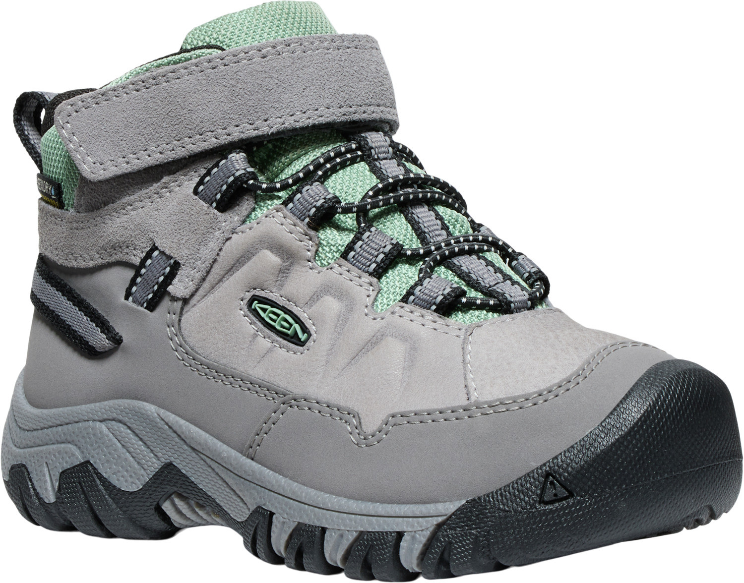 Keen TARGHEE IV MID WP CHILDREN alloy/granite green Veľkosť: 27/28