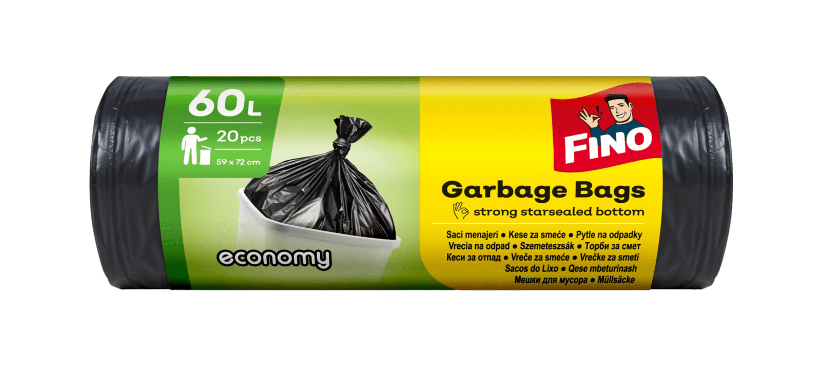 FINO HD Vrecia Economy 13 μm, 20 x 60 l