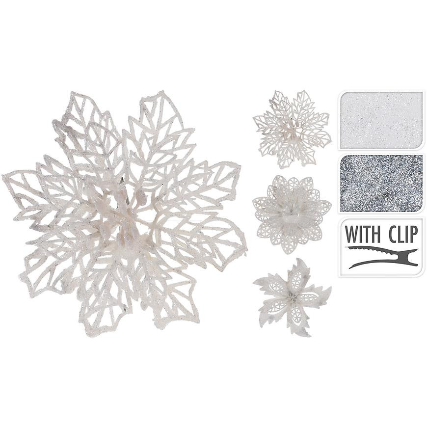 Kvet na klipse 8 cm (4 ks) 6ASS AWR204400