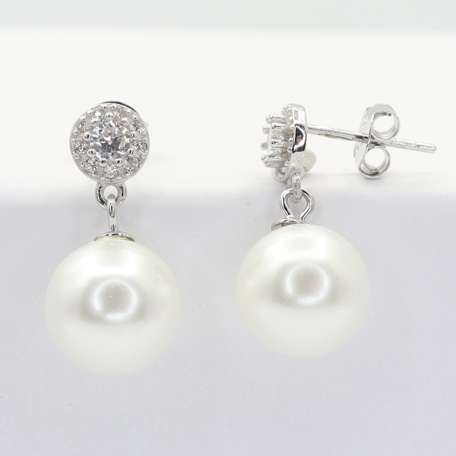 Strieborné náušnice 111112