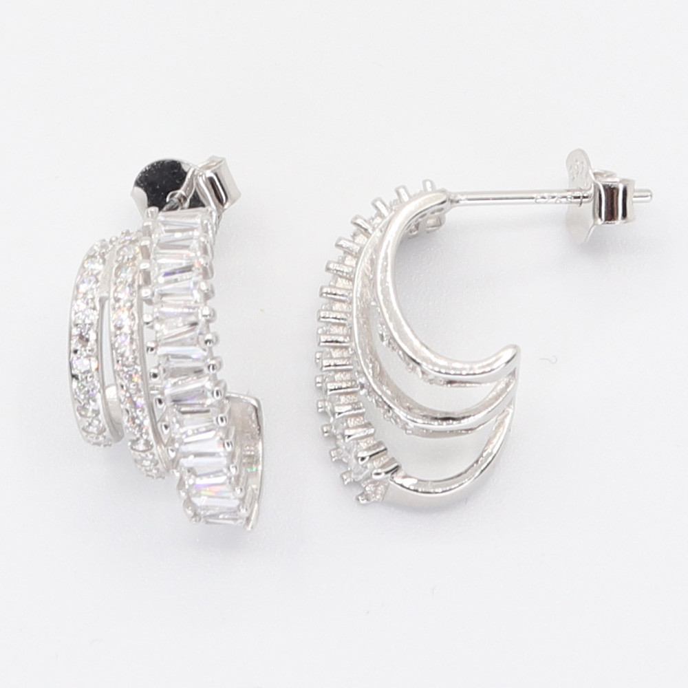 Strieborné náušnice 111115