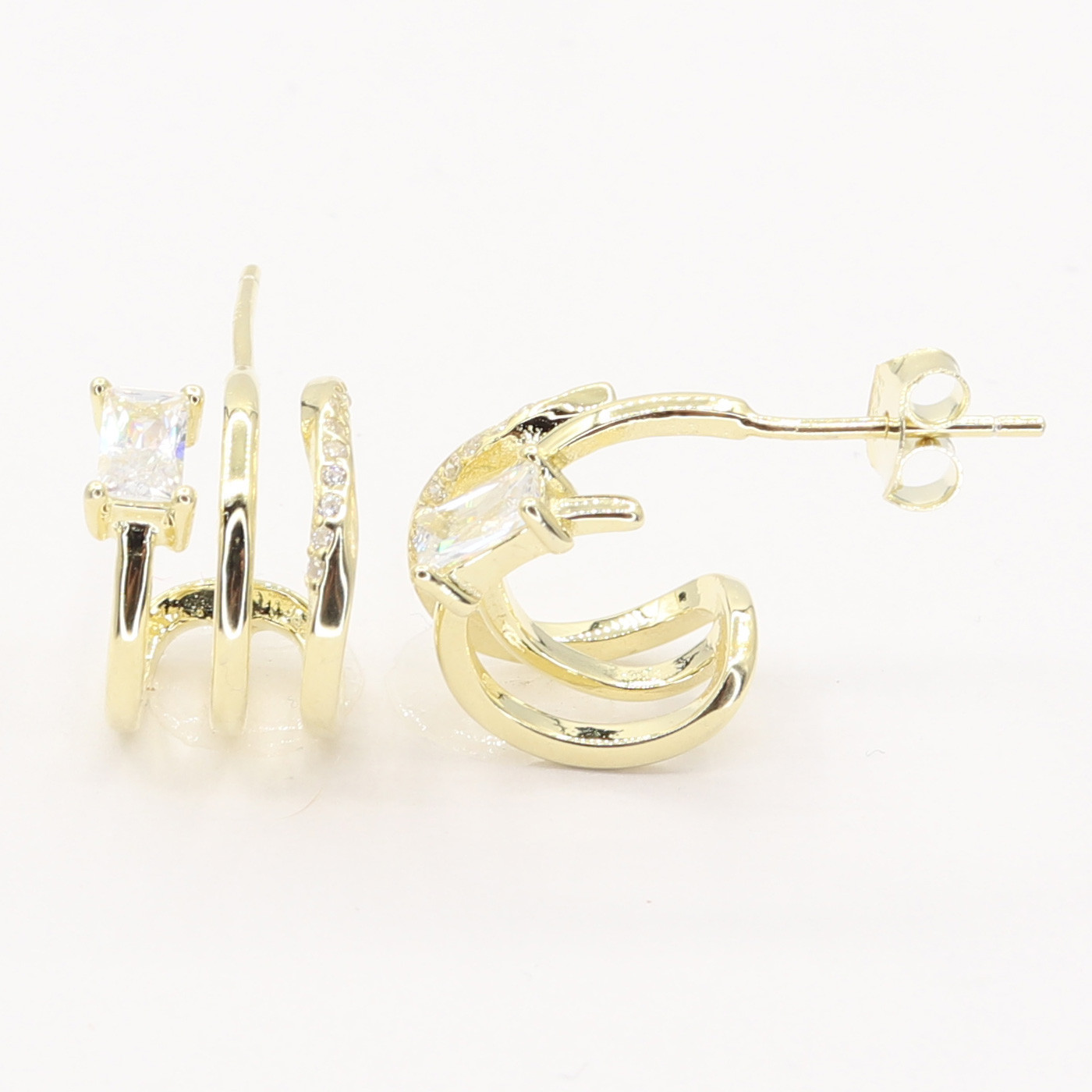 Strieborné náušnice 111127