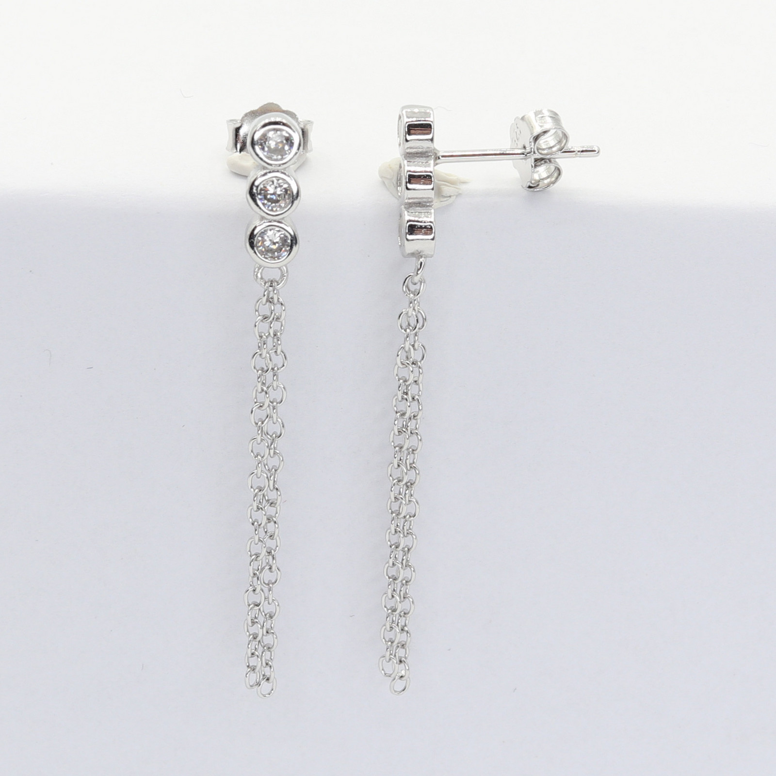 Strieborné náušnice 111151