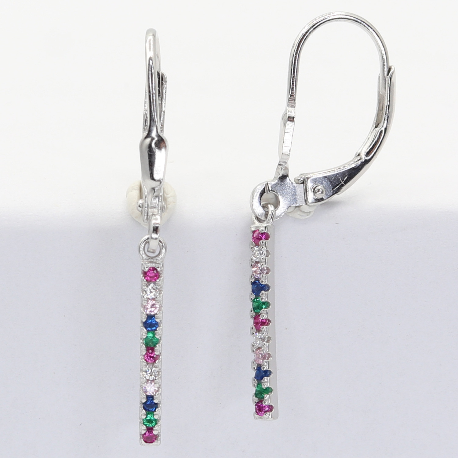 Strieborné náušnice 111157