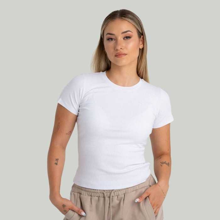 STRIX Dámske tričko Ribbed White  XS